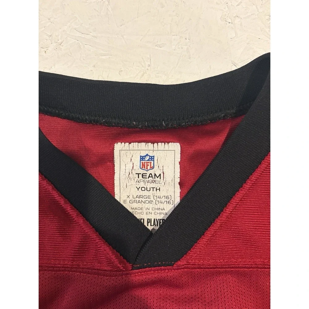 Matt Ryan Atlanta Falcons Jersey Youth XL Home Red #2 Football NFL‎ Boys